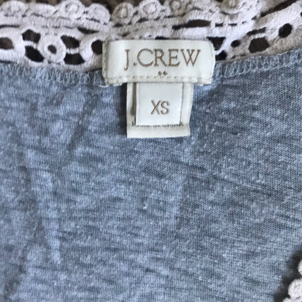 J crew tank top with fun detail! Size XS - Picture 3 of 8